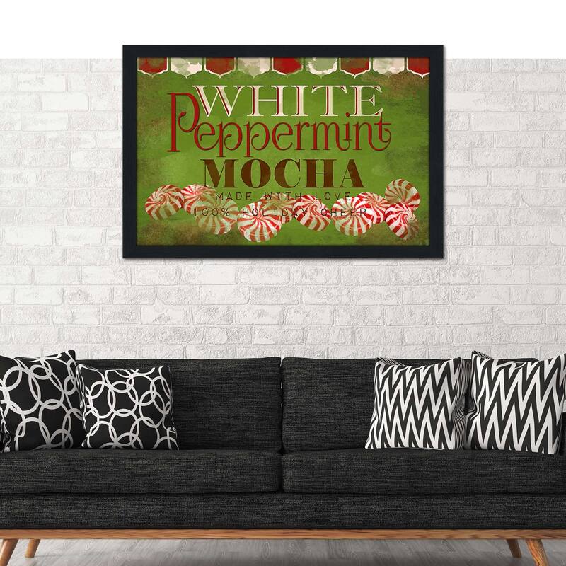 "White Peppermint Mocha" by Jodi Print on Acrylic