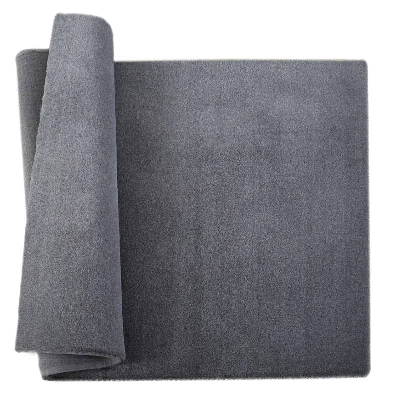 Emma Collection Thick Solid Color Area Rug