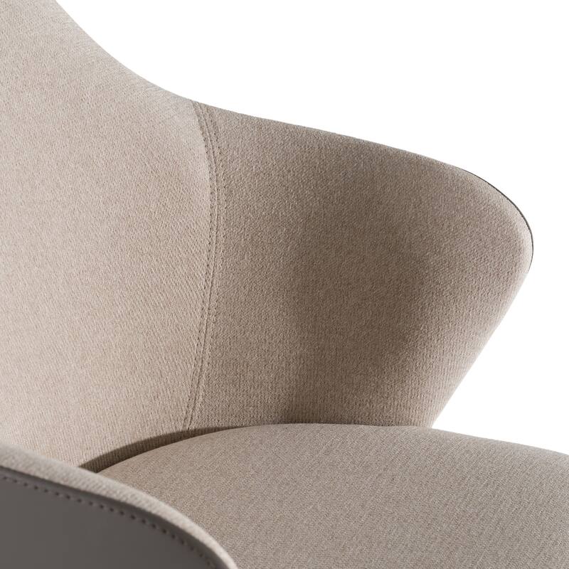 Megan Modern Beige & Grey Dining Chair