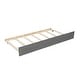 preview thumbnail 33 of 68, Wooden Bunk Bed with Ladder & Guardrails, Solid Wood Low Bunkbeds, can be Convertible into 2 Platform Bedframe