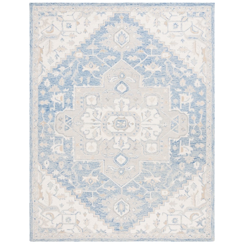 Lauren Ralph Lauren, Handmade Gunnhild Wool Rug - 3' x 5' - Blue/Ivory
