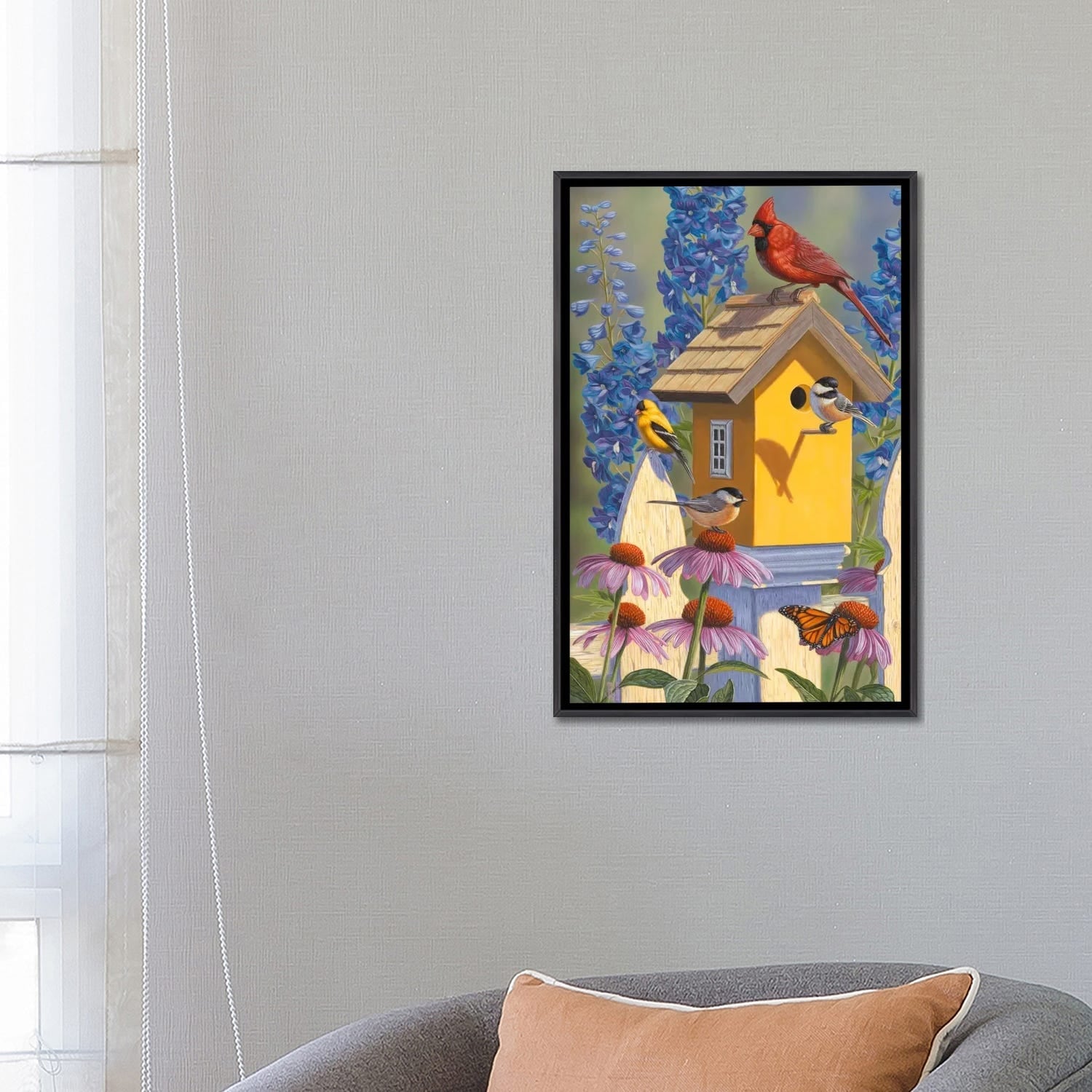 iCanvas "The Yellow Bird House" by Jeffrey Hoff Framed - On Sale - Bed Bath & Beyond - 37748373