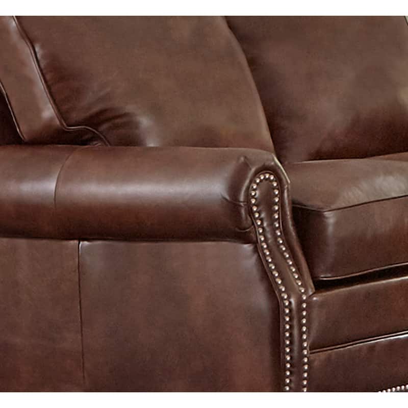 Made in USA Revo Top Grain Leather Sofa, Loveseat and Chair Set