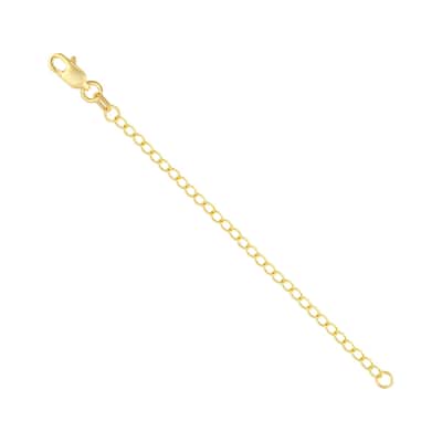 Curata 14k Yellow Gold 3 Inch Extender Lobster Claw Closure Lock - 3 Inch
