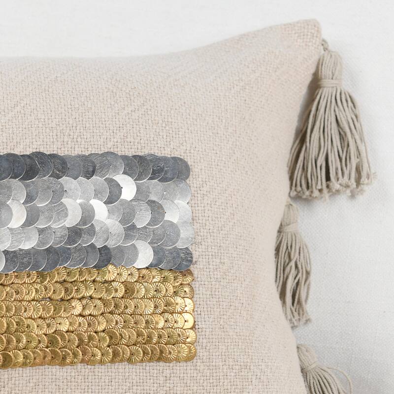 Villa by Classic Home Tanga Linen Blend Throw Pillow