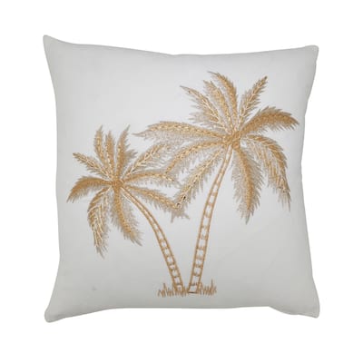 Palm Trees Throw Pillow
