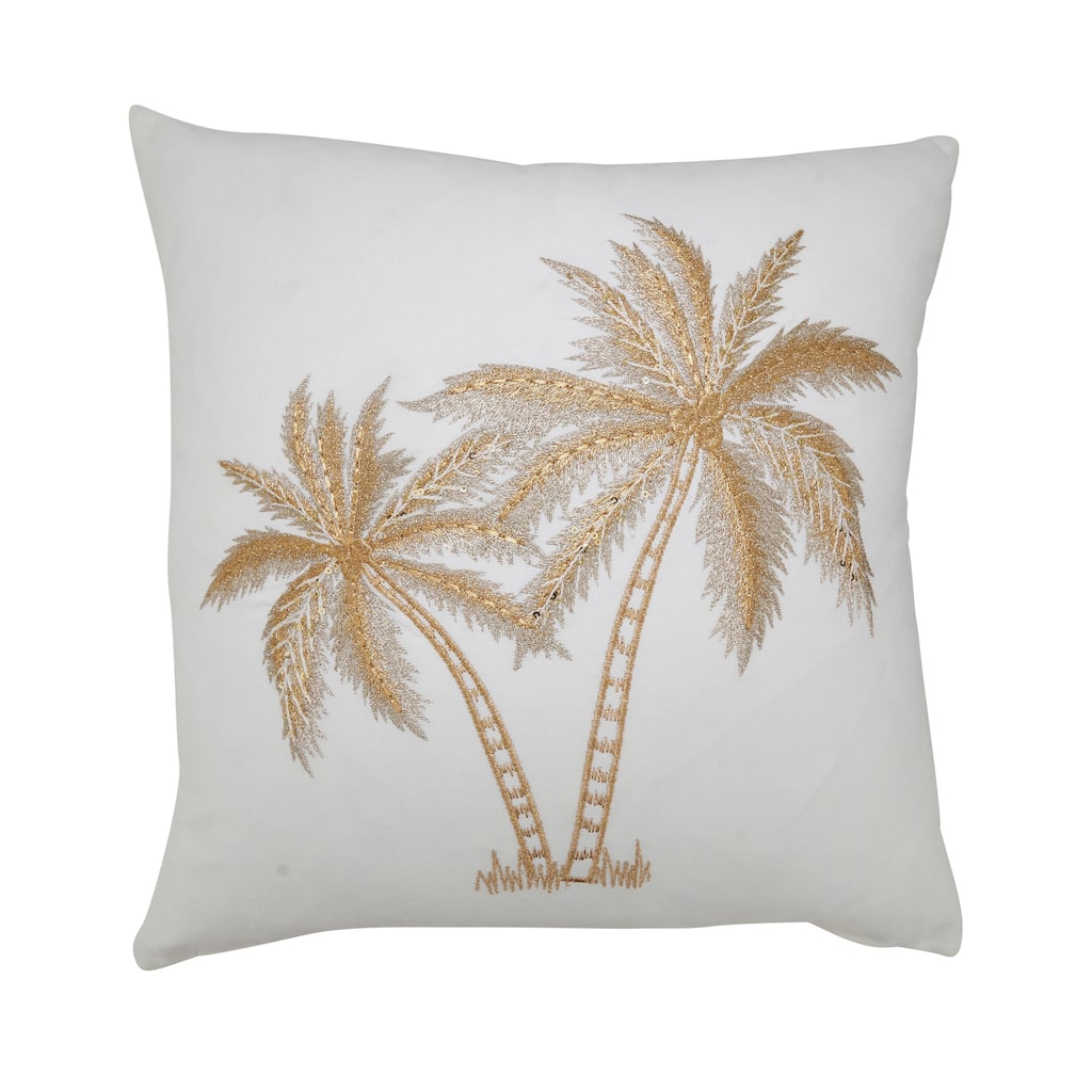 Palm Trees Throw Pillow