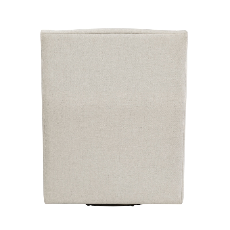 Elma Fabric Upholstered Swivel Chair - 29" x 35.5" x 36.5"