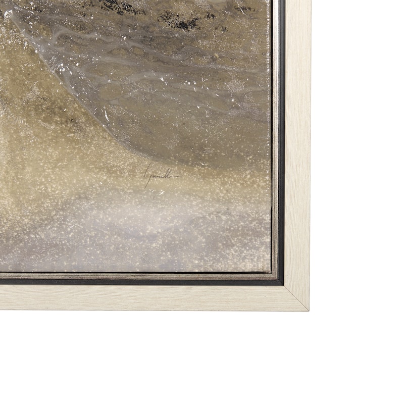 Sandy Waves I (40 x 80) Framed Canvas Art Print