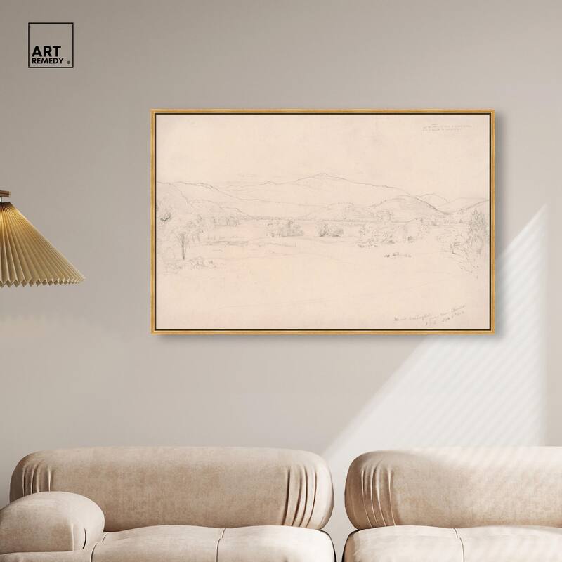 Study for View Mt. Washington Canvas by Art Remedy