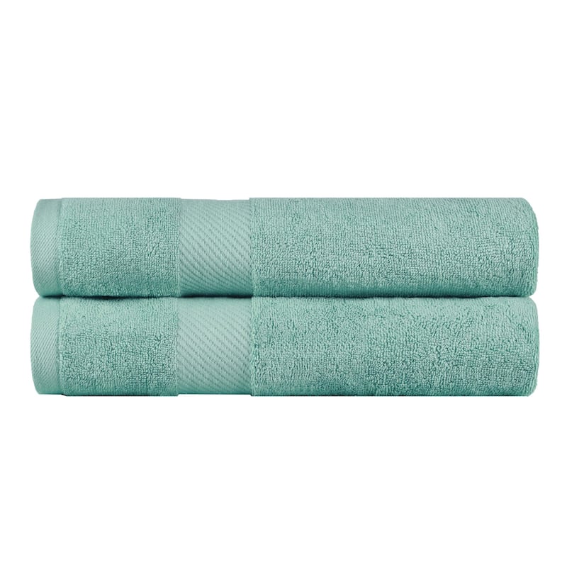 Superior Kendell Egyptian Cotton Solid Medium Weight Bath Towel Set of 2
