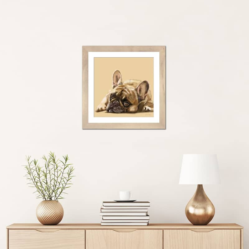 iCanvas "French Bulldog Resting" by Vicki Newton