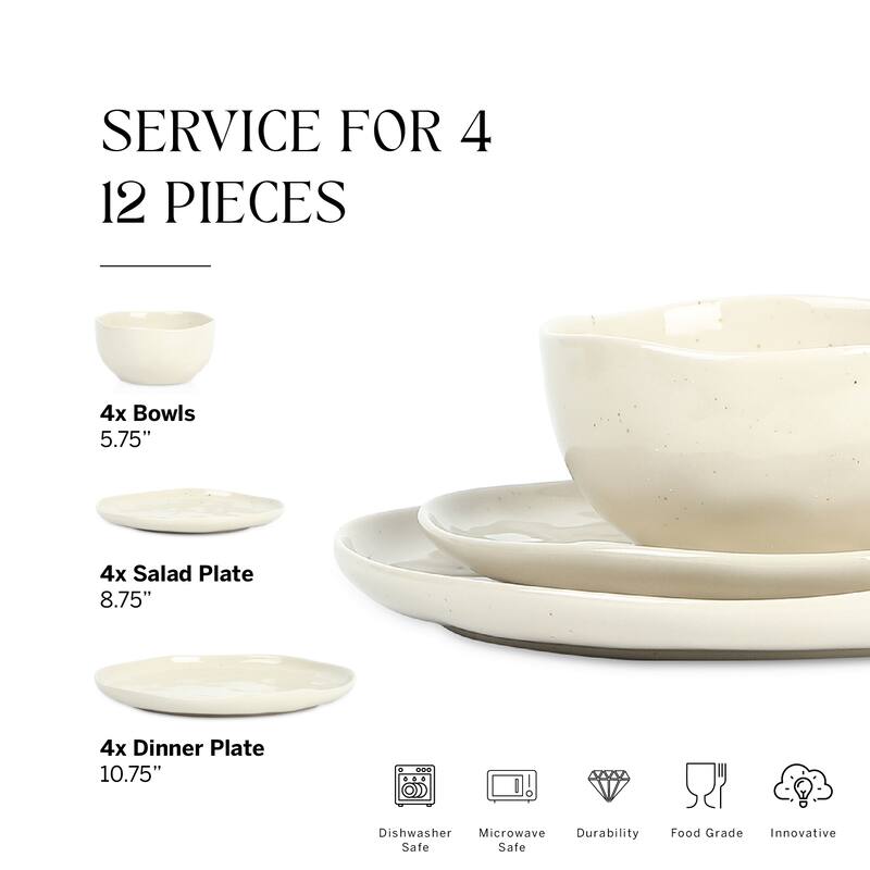 Stone Lain Mirella Stoneware Dinnerware Set