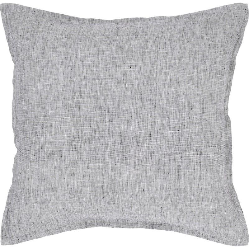 Textured Square Throw Pillow - 20" Black and White