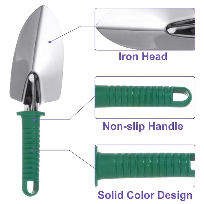 1 Set Garden Tool Set 10 Pieces Plastic Kit for Gardening Planting