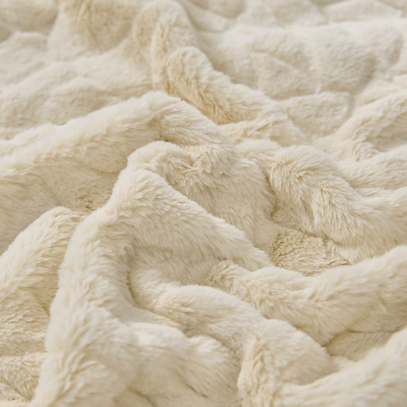 Prairie Ice - Coma Inducer® Oversized Duvet Cover Set - Ivory Taupe