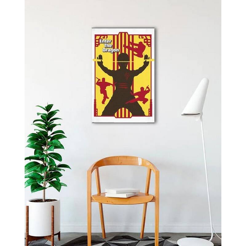 Enter the Dragon Art Poster - 24 x 36 Inch