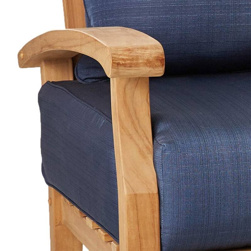 Cambridge Casual Leon 7-piece Teak Patio Conversation Set