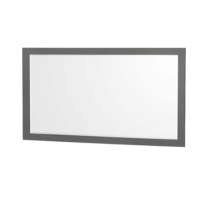 Wyndham Collection Sheffield Single Vanity Cabinet, 58-inch Mirror