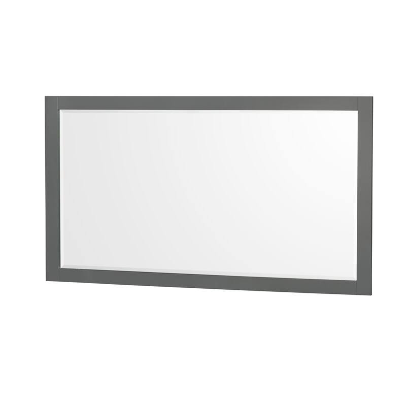 Wyndham Collection Sheffield Single Vanity Set, 58-inch Mirror