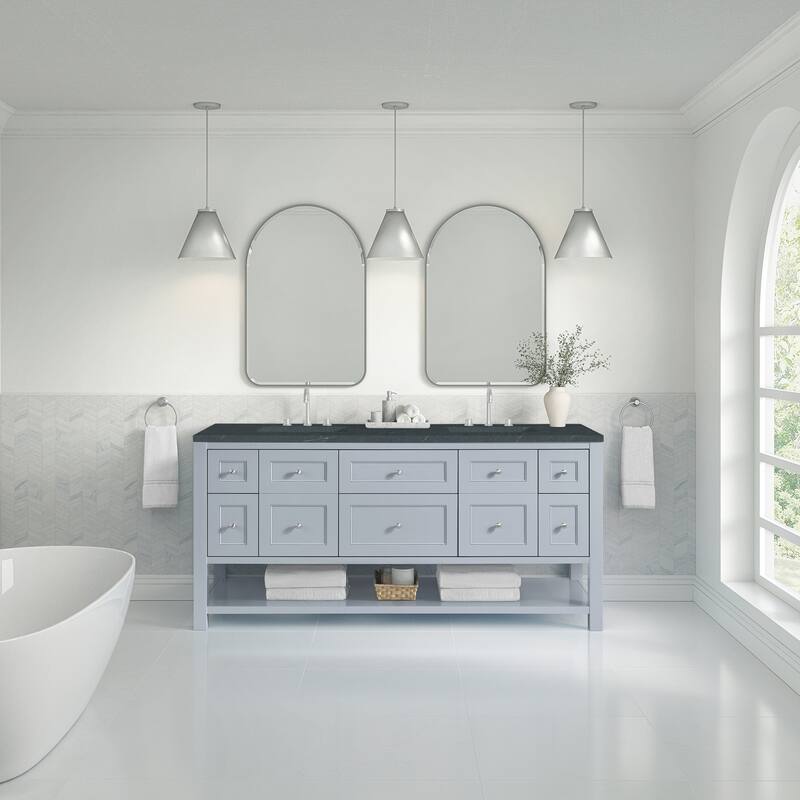 James Martin Vanities 330-V72-3CSP Breckenridge 72" Free Standing