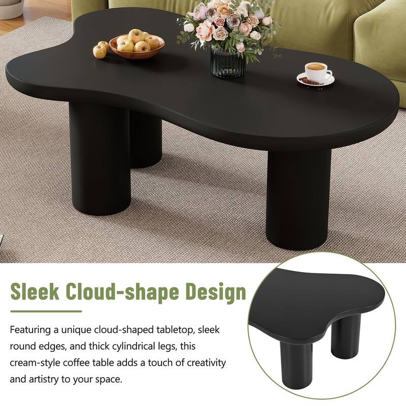 Cloud Coffee Table with 3 Sturdy Leg