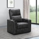 preview thumbnail 3 of 52, Abbyson Rider Theater Power Recliner with USB Ports and Cupholders