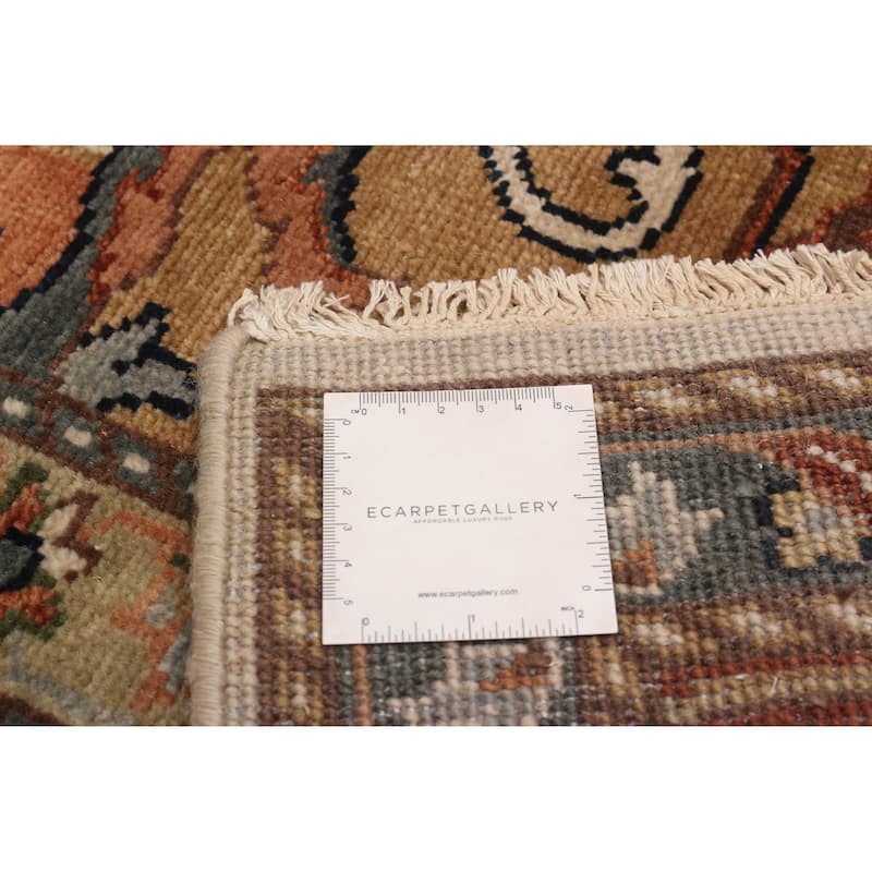 ECARPETGALLERY Hand-knotted Jules Sultane Ivory Wool Rug - 8'8 x 11'6