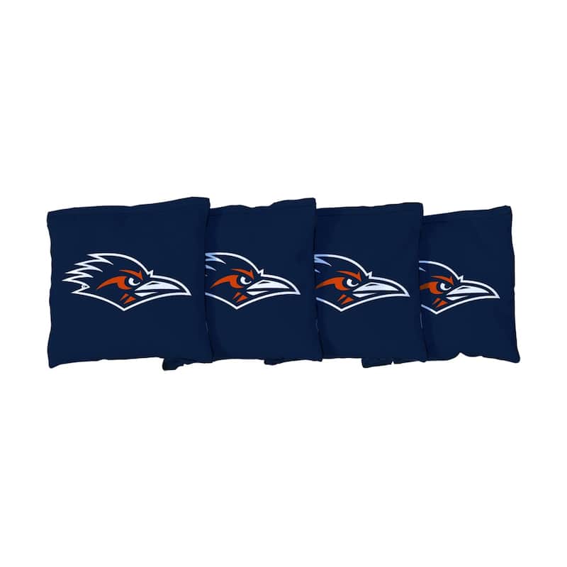 Texas San Antonio Roadrunners Blue Cornhole Bags - Corn Filled