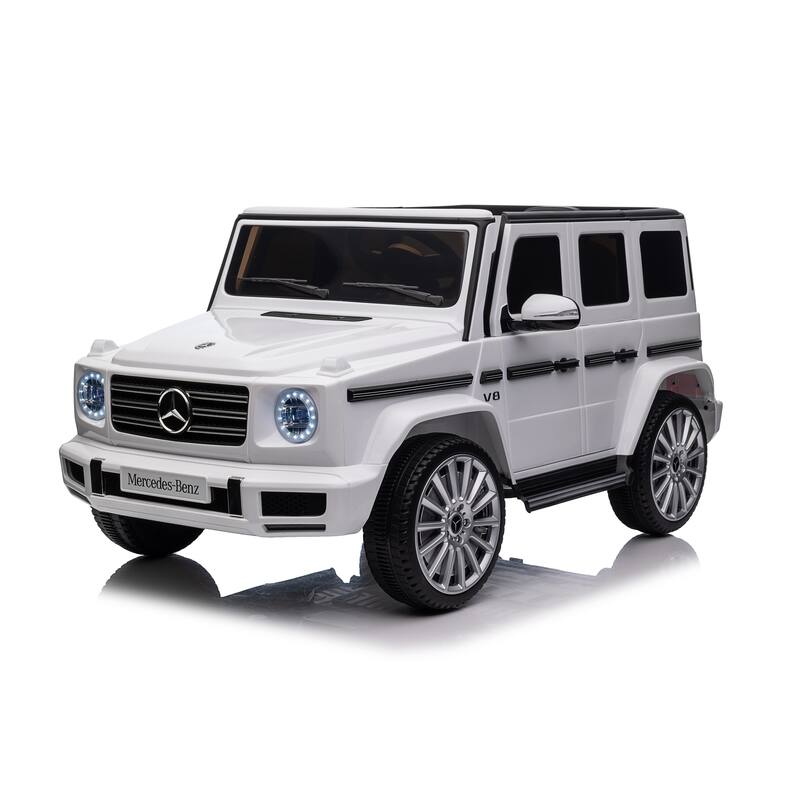 Licensed Mercedes-Benz G500 24V Kids Ride-On Car with Remote Control, 3 Speeds, Bluetooth & LED Lights
