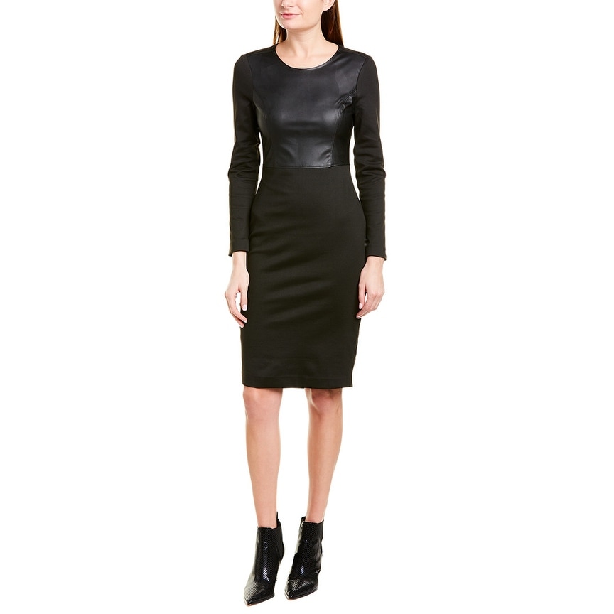 bcbg mixed media dress
