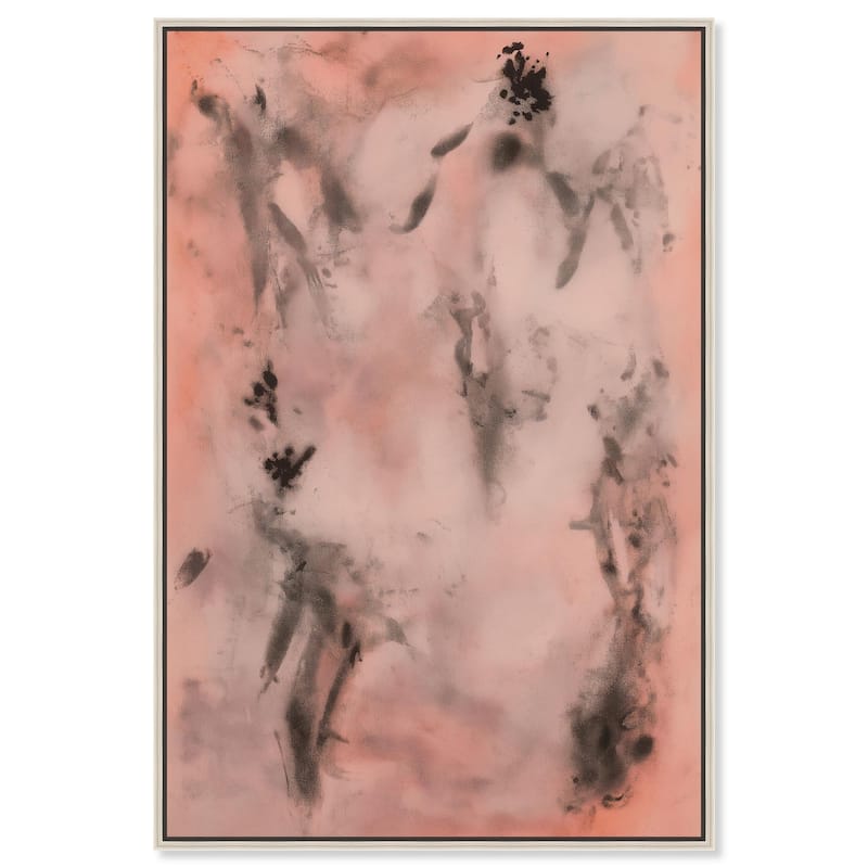 Ink Wash Canvas by Art Remedy - 20" x 30" - Silver