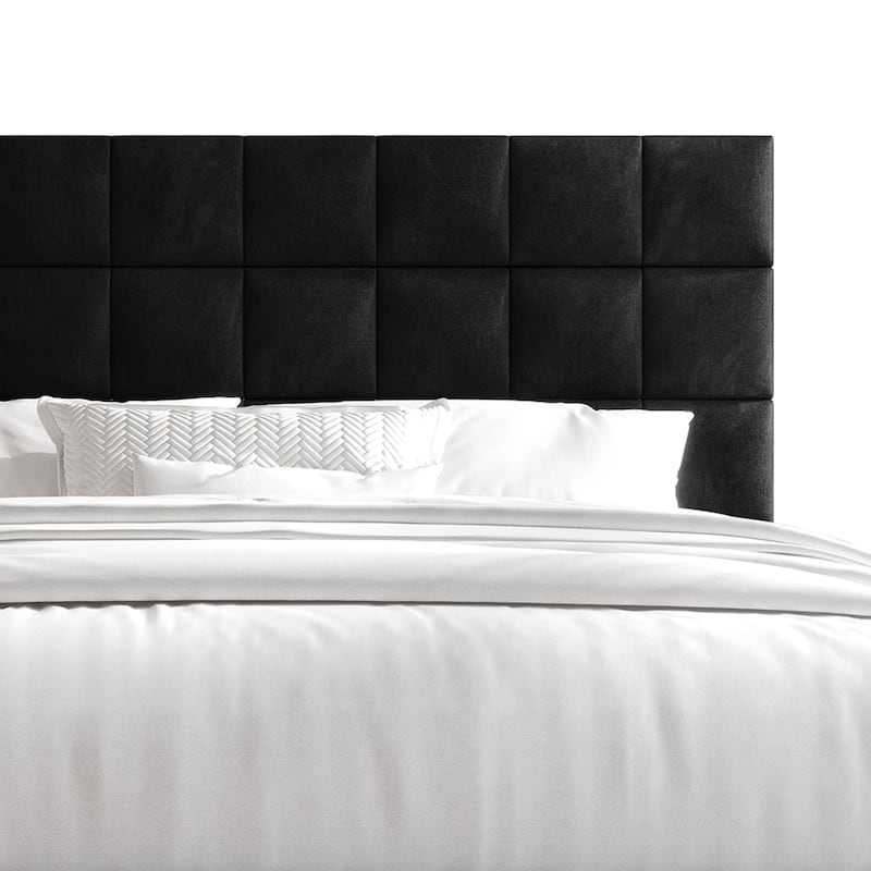 CraftPorch Simply Velvet Platform Bed