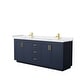 preview thumbnail 10 of 114, Miranda Double Vanity Set, Cultured Marble Top, No Mirror