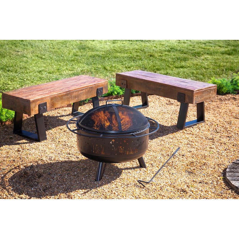 48 in. Richland Indoor/Outdoor Reclaimed Wood Backless Bench