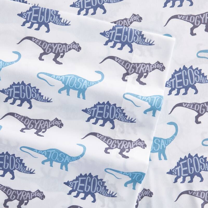 Dino School 3-4pc Sheet Set