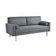 preview thumbnail 4 of 11, Serta Ainsley Sofa in Grey Woven Fabric