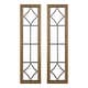 preview thumbnail 1 of 5, Kate and Laurel Brenham Wood and Metal Wall Plaque 13x46.5