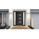 preview thumbnail 24 of 35, VDOMDOORS Manux 8933 | Front Door Exterior Door | Steel | Frame & Hardware Included | 18x80, Matte Black Entry Door