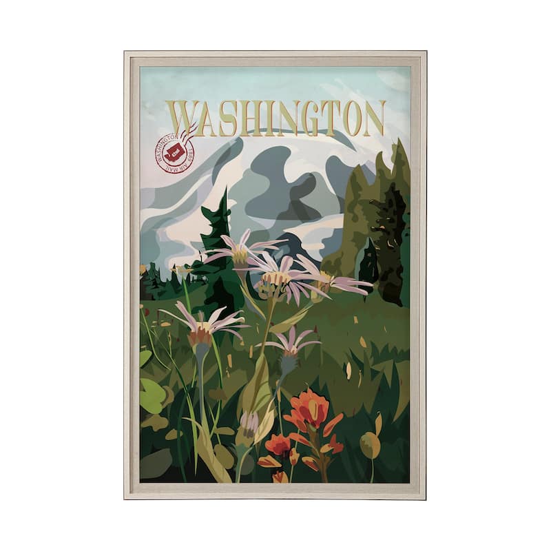 Washington Go (XL) Framed Art Print