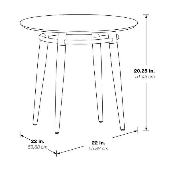 Brooklyn Round Top End Table - Bed Bath & Beyond - 37906646