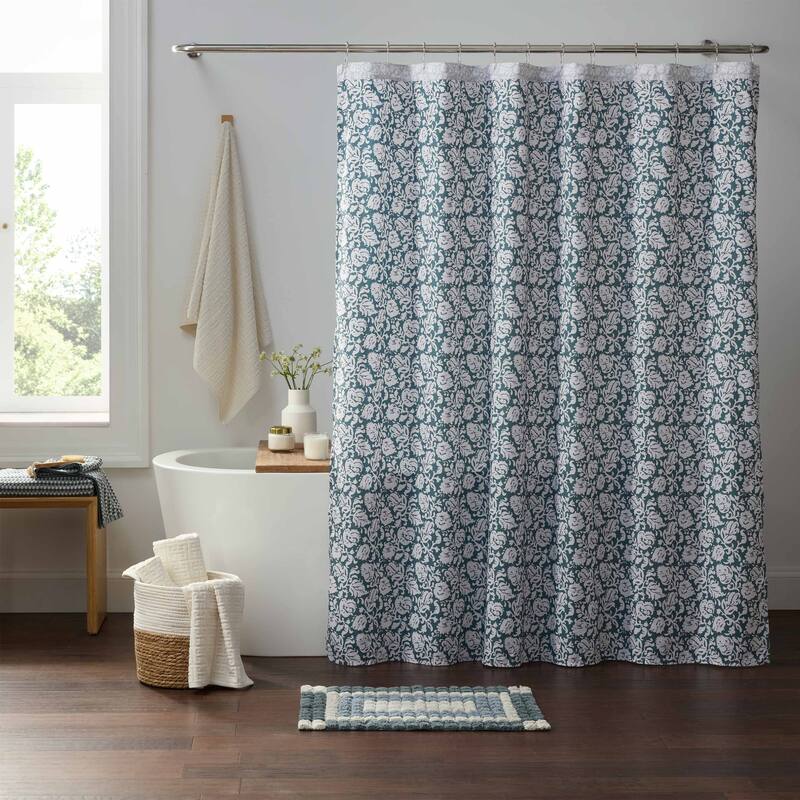 Martex Arcadia Grove Shower Curtain Microfiber Water Resistant