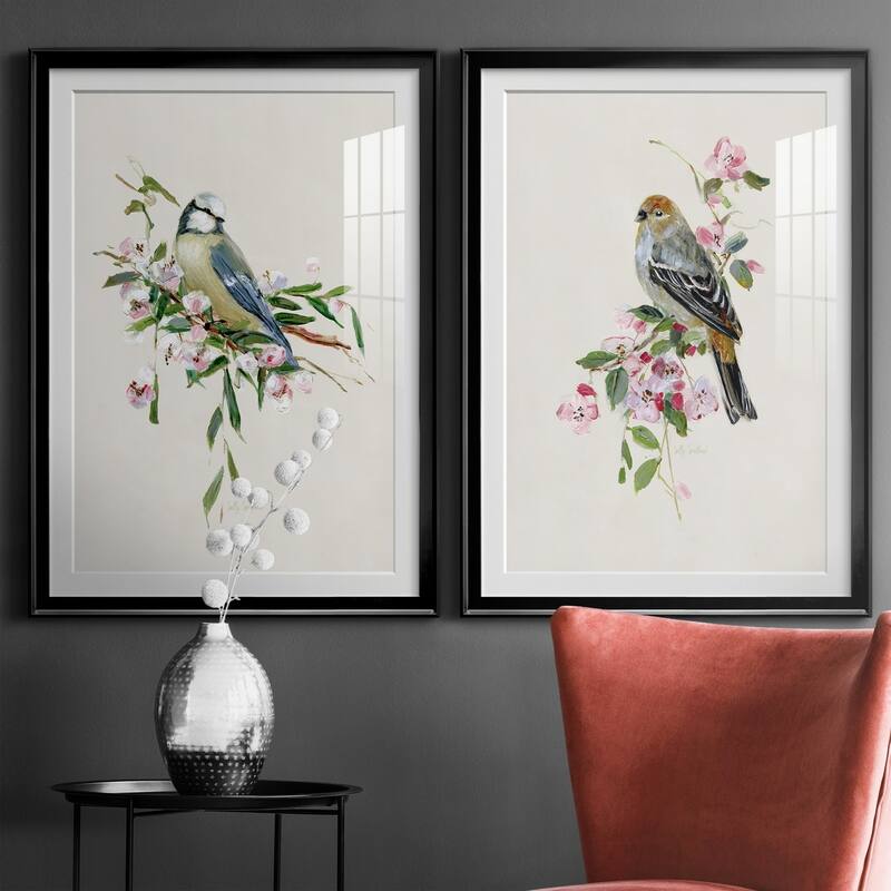 Spring Song Blue Bird Premium Framed Print - Ready to Hang