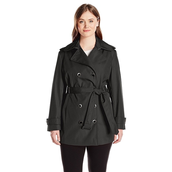 Calvin klein petite belted coat cheap