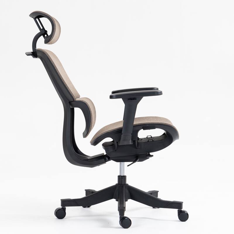 Ergonomic Mesh Office Chair with Adjustable Height 4D Armrests and Recliner for Home Office Gaming