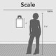 preview thumbnail 26 of 36, Hunter Hartland Bathroom Vanity Wall Light, Damp Rated - Transitional, Rustic, Contemporary - Clear Seeded Glass