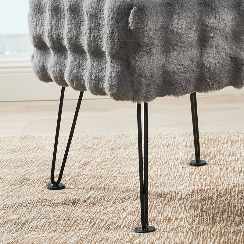 Bubble Textured Stool- 17x17x17"