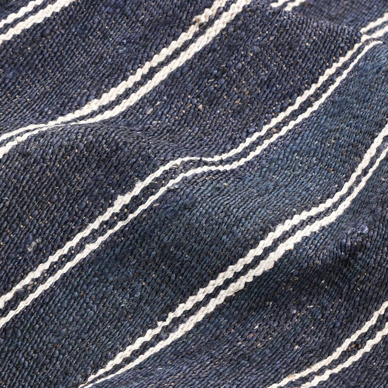 Overton Handmade Modern Contemporary Striped Area Rug