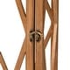 preview thumbnail 28 of 49, Glitzhome 2-Piece Oversize Farmhouse Wood/ Metal Hanging Candle Holders Decorative Lanterns