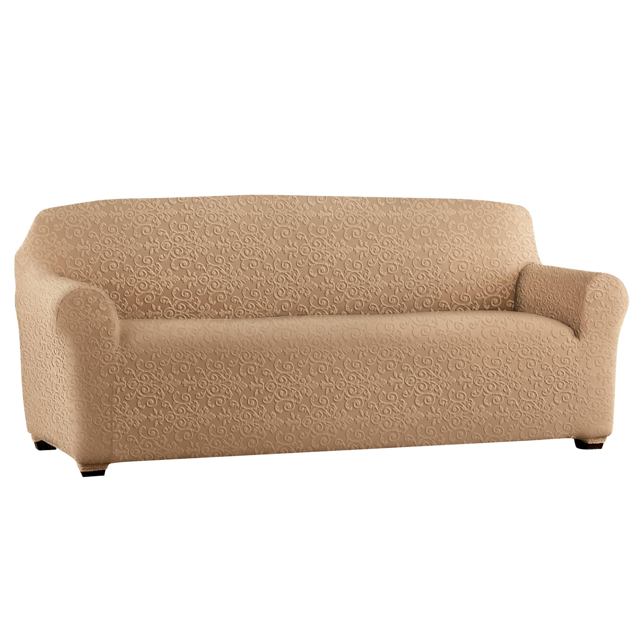 Medallion Textured Design Furniture Slipcover Sofa Bed Bath & Beyond 38275742